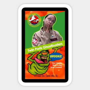 Twin Ports Ghostbusters Trading Card #5 - Brooke Sticker